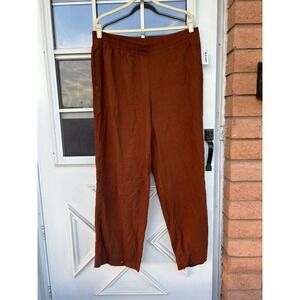 Old Navy Wide-Leg Pants in Rust Brown
